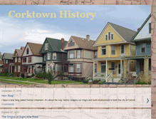 Tablet Screenshot of corktownhistory.blogspot.com