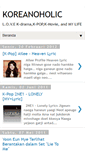 Mobile Screenshot of koreano-holic.blogspot.com