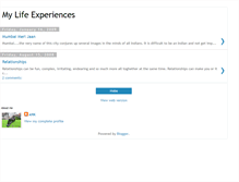 Tablet Screenshot of ahk-mylifeexperiences.blogspot.com