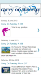 Mobile Screenshot of carryontuesdayplus.blogspot.com