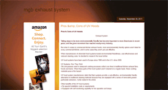 Desktop Screenshot of mgbexhaustsystemm.blogspot.com