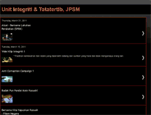 Tablet Screenshot of integritidbkl.blogspot.com