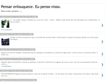 Tablet Screenshot of pensarenlouqueceeupensonisso.blogspot.com