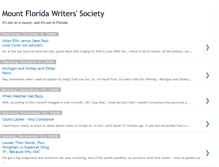 Tablet Screenshot of mountfloridawriterssociety.blogspot.com