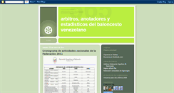 Desktop Screenshot of basketarbitros.blogspot.com