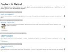 Tablet Screenshot of cambalhotamatinal.blogspot.com