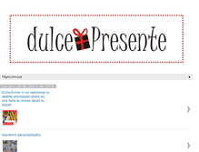 Tablet Screenshot of dulcepresente-arg.blogspot.com