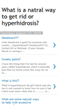 Mobile Screenshot of get-rid-or-hyperhidrosis.blogspot.com