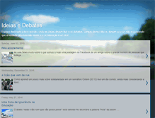 Tablet Screenshot of ideiasedebates.blogspot.com