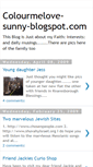 Mobile Screenshot of colourmelove-sunny.blogspot.com