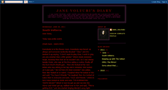 Desktop Screenshot of janevolturidiary.blogspot.com