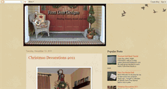 Desktop Screenshot of frontdoordesigns.blogspot.com
