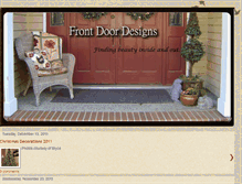 Tablet Screenshot of frontdoordesigns.blogspot.com