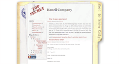Desktop Screenshot of kancilcompany.blogspot.com