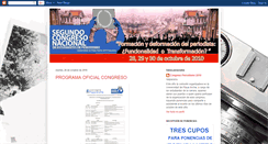 Desktop Screenshot of congresoperiodismo2010.blogspot.com