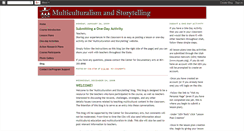 Desktop Screenshot of multiculturalismandstorytelling.blogspot.com