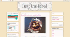 Desktop Screenshot of inspirationalcraftblogs.blogspot.com
