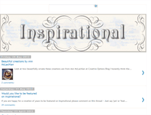 Tablet Screenshot of inspirationalcraftblogs.blogspot.com