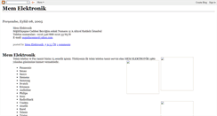 Desktop Screenshot of memelektronik.blogspot.com