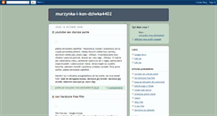 Desktop Screenshot of murzynka-i-kon-dziwka4402.blogspot.com