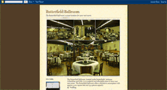 Desktop Screenshot of butterfieldballroom.blogspot.com