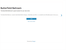Tablet Screenshot of butterfieldballroom.blogspot.com