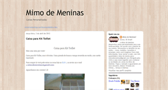 Desktop Screenshot of mimodemeninas.blogspot.com