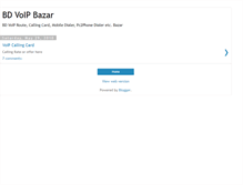 Tablet Screenshot of bdvoipbazar.blogspot.com