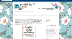 Desktop Screenshot of beadelicious-beads.blogspot.com