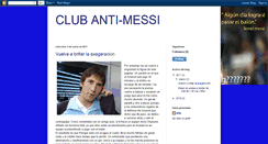 Desktop Screenshot of clubantimessi.blogspot.com