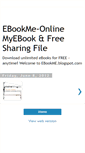 Mobile Screenshot of ebookme.blogspot.com