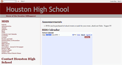 Desktop Screenshot of houstonhighschool.blogspot.com