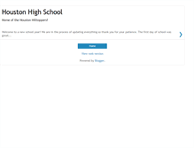 Tablet Screenshot of houstonhighschool.blogspot.com