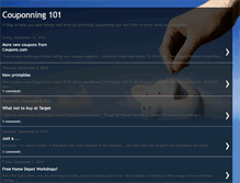 Tablet Screenshot of couponning101.blogspot.com