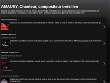 Tablet Screenshot of amaurymusic.blogspot.com