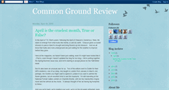 Desktop Screenshot of commongroundreview.blogspot.com