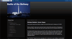 Desktop Screenshot of battleofthebeltway.blogspot.com