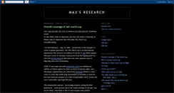 Desktop Screenshot of maximillianurl.blogspot.com