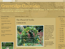 Tablet Screenshot of greenridgechronicles.blogspot.com