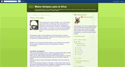 Desktop Screenshot of malostiemposparalalirica.blogspot.com