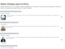 Tablet Screenshot of malostiemposparalalirica.blogspot.com
