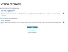Tablet Screenshot of mydoggroomingclippers.blogspot.com