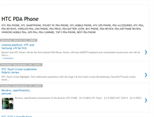 Tablet Screenshot of htc-pda-phone.blogspot.com