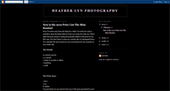 Desktop Screenshot of heatherlynphotography.blogspot.com