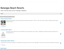 Tablet Screenshot of batangasbeach.blogspot.com