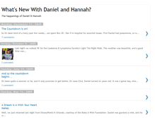 Tablet Screenshot of danielandhannah.blogspot.com