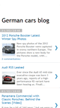 Mobile Screenshot of german-cars-news.blogspot.com