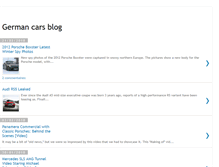 Tablet Screenshot of german-cars-news.blogspot.com