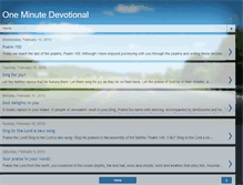 Tablet Screenshot of onemindevotional.blogspot.com