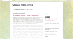 Desktop Screenshot of galassiamalinconica.blogspot.com